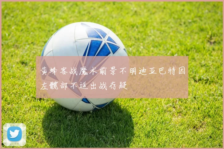 黄蜂客战魔术前景不明迪亚巴特因左髋部不适出战存疑